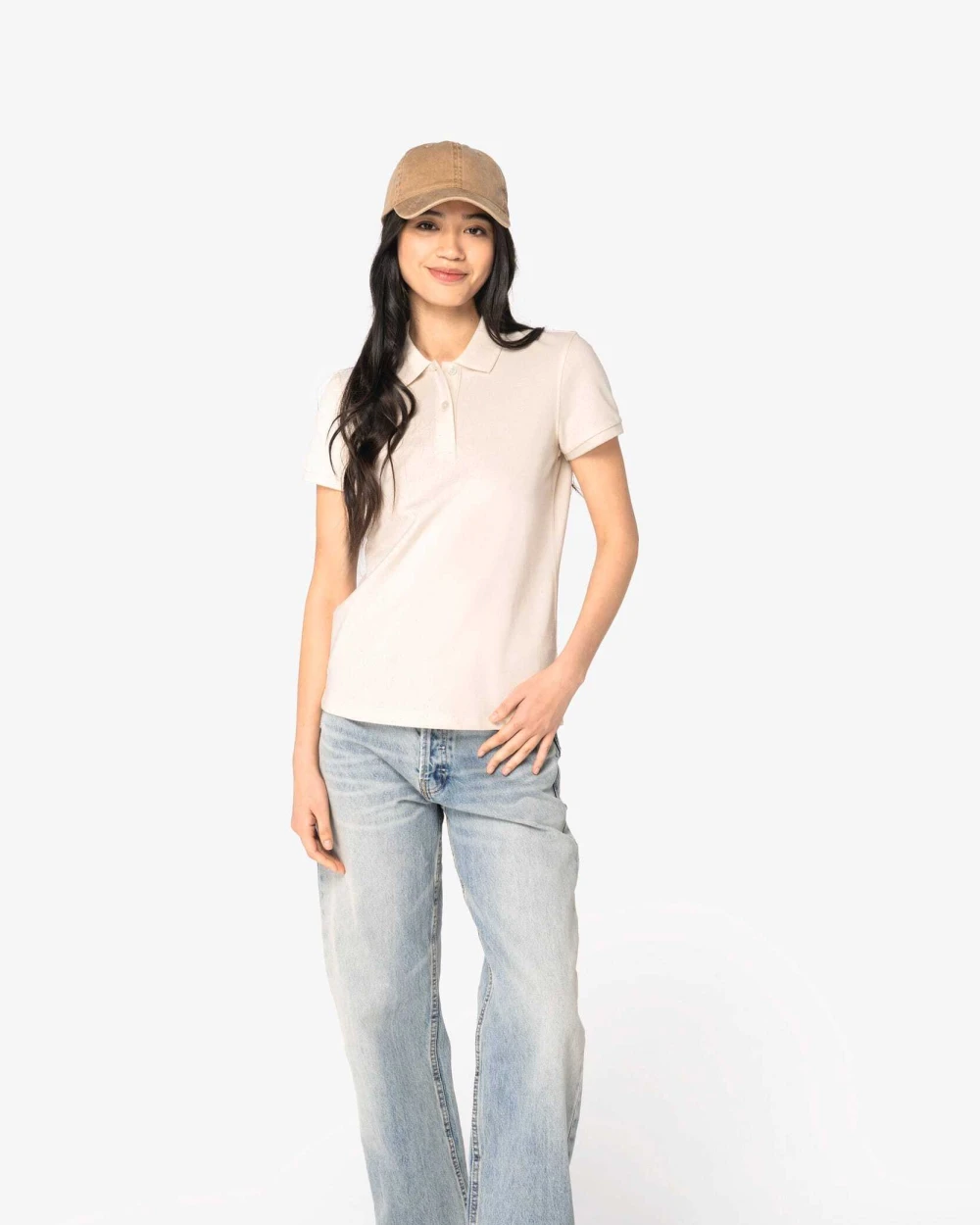 Polo's NATIVE SPIRIT Ecologische damespolo in piquétricot voor bedrukking &amp; borduring