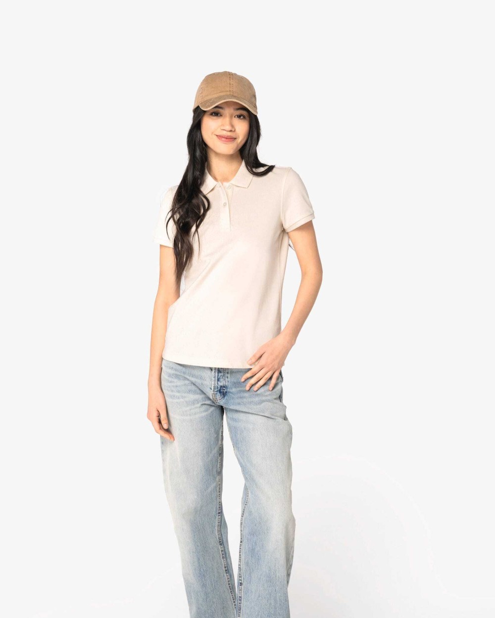 Polo's NATIVE SPIRIT Ecologische damespolo in piquétricot voor bedrukking &amp; borduring