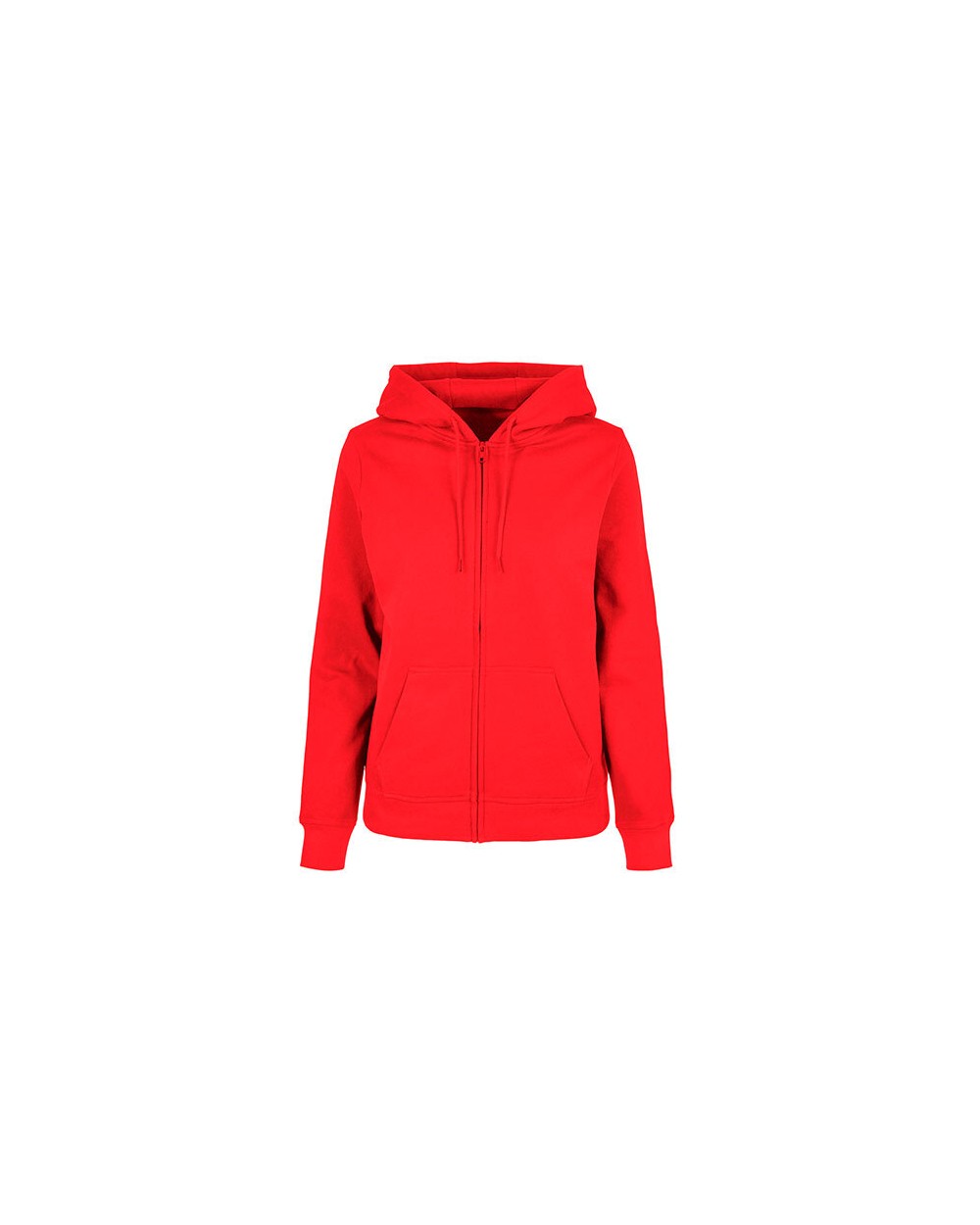 BUILD YOUR BRAND LADIES BASIC ZIP HOODY Sweatshirts personalisierbar