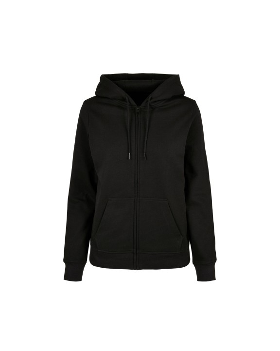 Sweat-shirts personnalisable BUILD YOUR BRAND LADIES BASIC ZIP HOODY