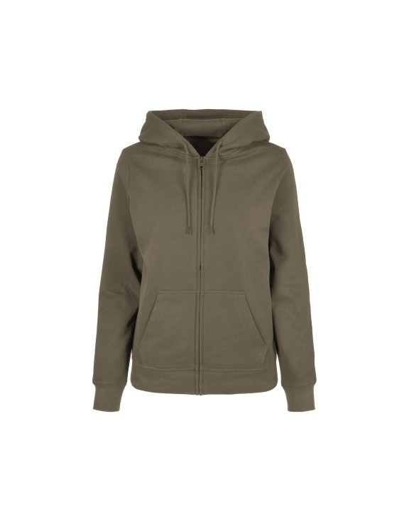Sweat-shirts personnalisable BUILD YOUR BRAND LADIES BASIC ZIP HOODY