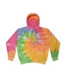 Sweaters & hoodies COLORTONE Rainbow tie-dye hoodie voor bedrukking &amp; borduring