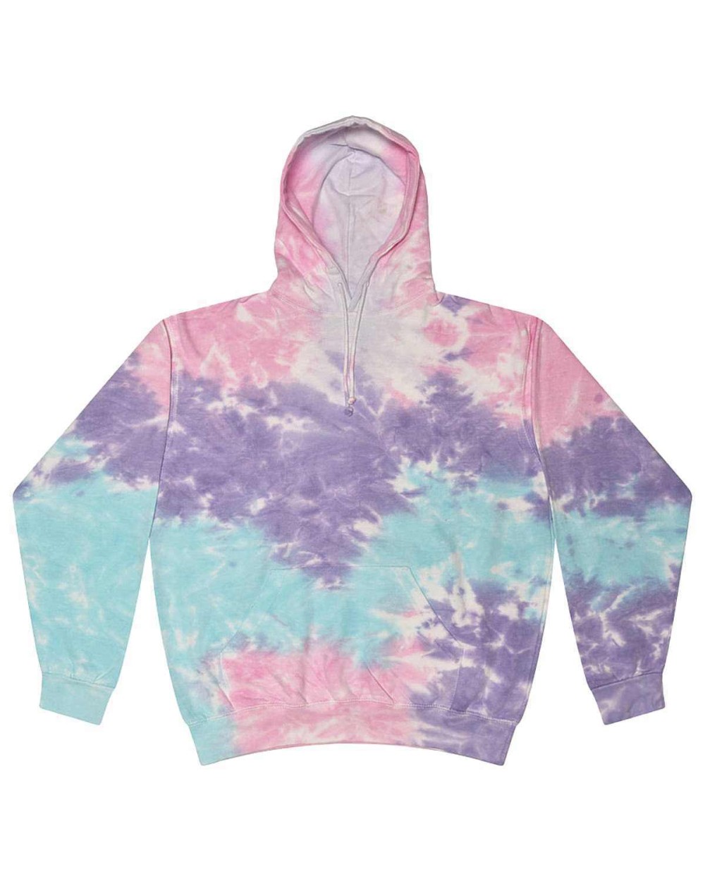 COLORTONE Rainbow tie-dye hoodie Sweatshirts personalisierbar