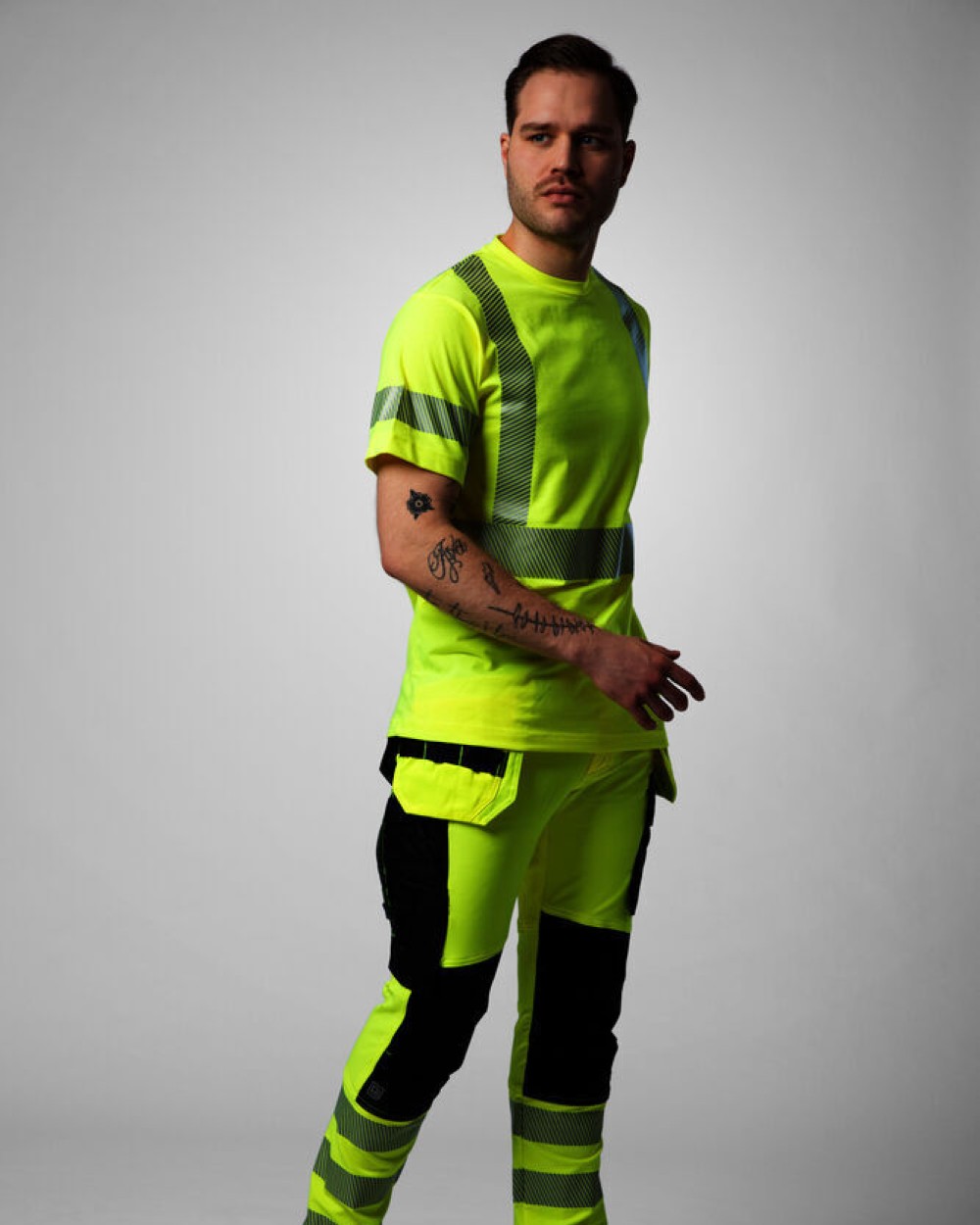 T-shirts PROJOB 6013 SIGNALISATIET-SHIRT EN ISO 20471 KLASSE 3 voor bedrukking &amp; borduring