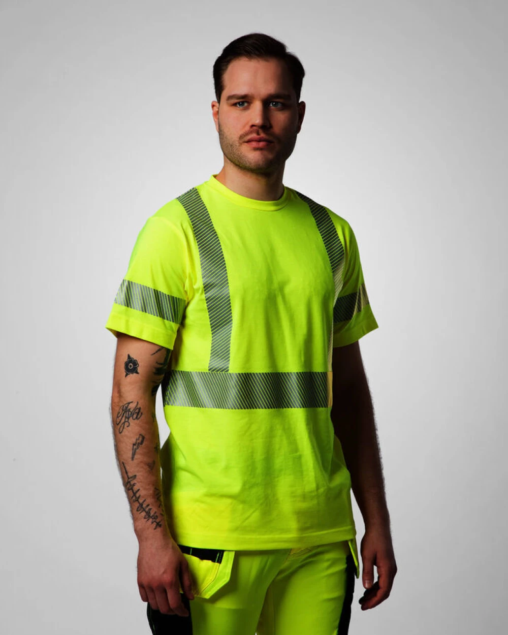 T-shirts PROJOB 6013 SIGNALISATIET-SHIRT EN ISO 20471 KLASSE 3 voor bedrukking &amp; borduring