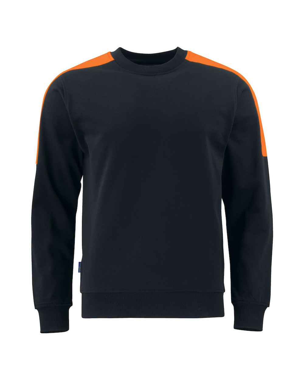 Sweat-shirts personnalisable PROJOB 2125 SWEATSHIRT COL ROND BANDES FLUO