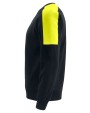 Sweat-shirts personnalisable PROJOB 2125 SWEATSHIRT COL ROND BANDES FLUO