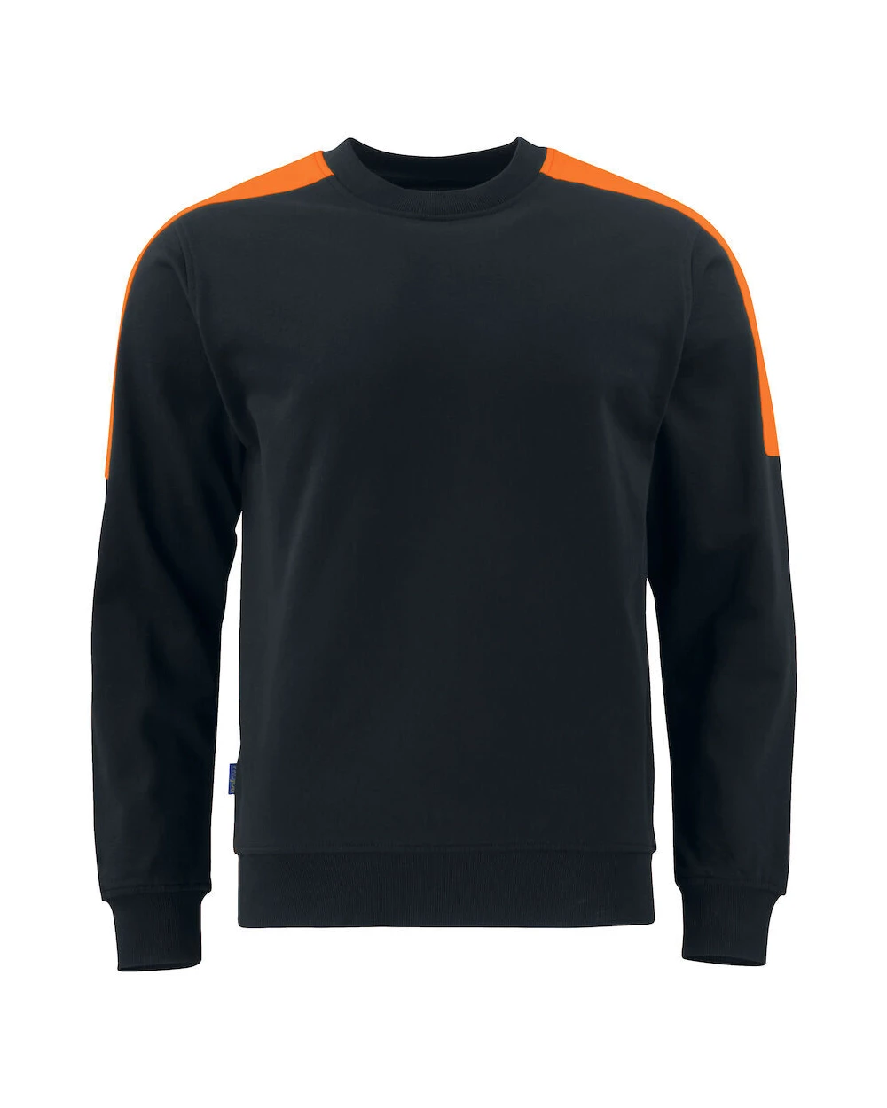 Sweat-shirts personnalisable PROJOB 2125 SWEATSHIRT COL ROND BANDES FLUO