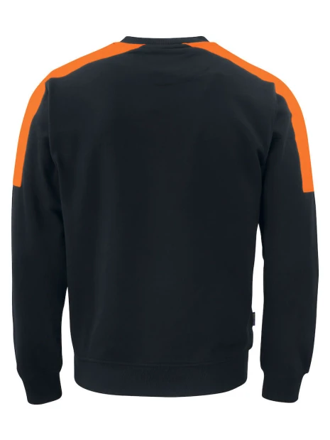 PROJOB 2125 SWEATSHIRT COL ROND BANDES FLUO /api/colors/a825d0cb-4b81-4fb3-8c4e-0cffe2e80eec personnalisable