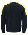 Sweat-shirts personnalisable PROJOB 2125 SWEATSHIRT COL ROND BANDES FLUO