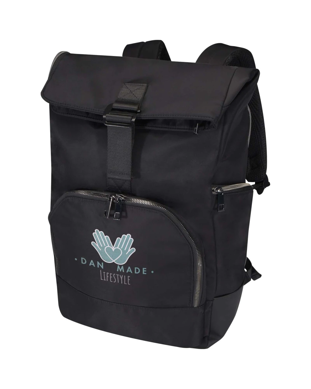 Sacs & Bagagerie personnalisable 4DO Sac à dos rolltop Rhine recyclé GRS 15" de 18L