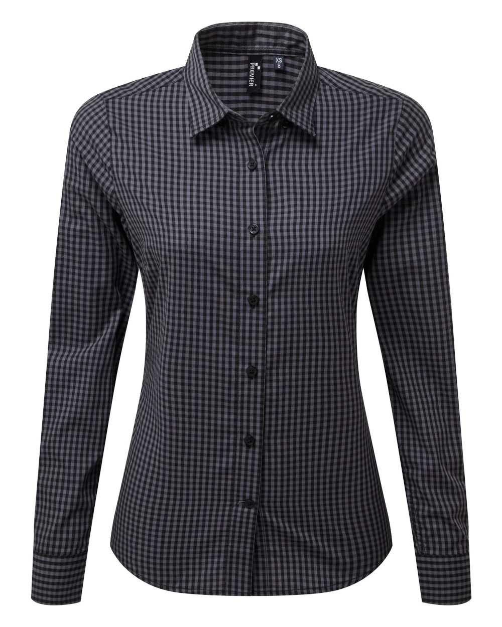 PREMIER Bluse mit großen Vichy-Karos Hemden personalisierbar