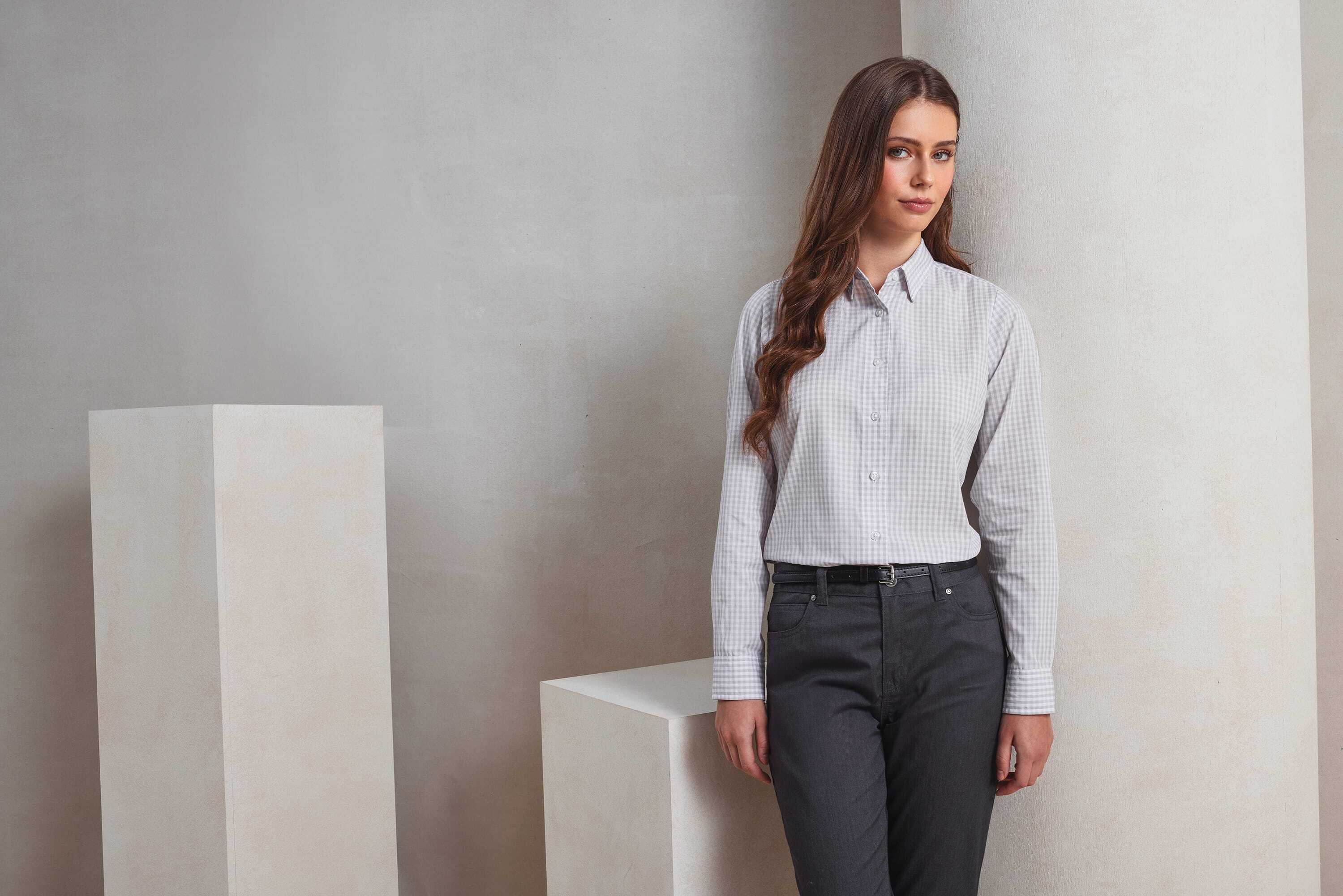 Chemises personnalisable PREMIER Chemise vichy gros carreaux