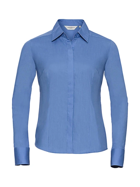 RUSSELL Ladies'' LS Fitted Poplin Shirt /api/colors/57fb13c0-ca1a-4193-b74d-f389fb93dfcd personnalisable