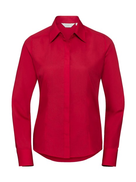 RUSSELL Ladies'' LS Fitted Poplin Shirt /api/colors/f7def30f-cf00-4a4e-8048-9f030f6d3017 personnalisable