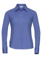 RUSSELL Ladies'' LS Fitted Poplin Shirt  personnalisable