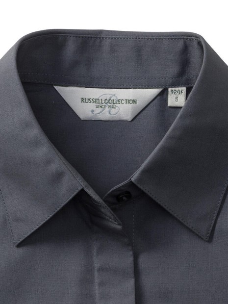 Chemises à personnaliser RUSSELL Ladies'' LS Fitted Poplin Shirt 