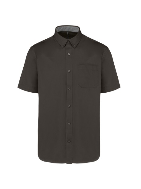 KARIBAN Chemise coton manches courtes Ariana III homme /api/colors/3664e9be-231a-44a8-bacd-707b001b474c personnalisable