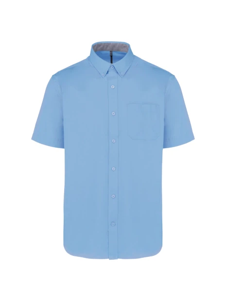 KARIBAN Chemise coton manches courtes Ariana III homme /api/colors/549fa598-8d61-4fa2-82ad-90f4d2ec39ab personnalisable