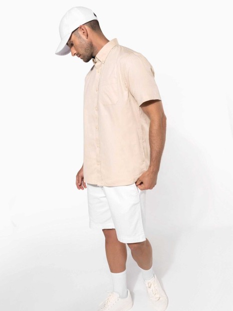 Chemises à personnaliser KARIBAN Chemise coton manches courtes Ariana III homme 