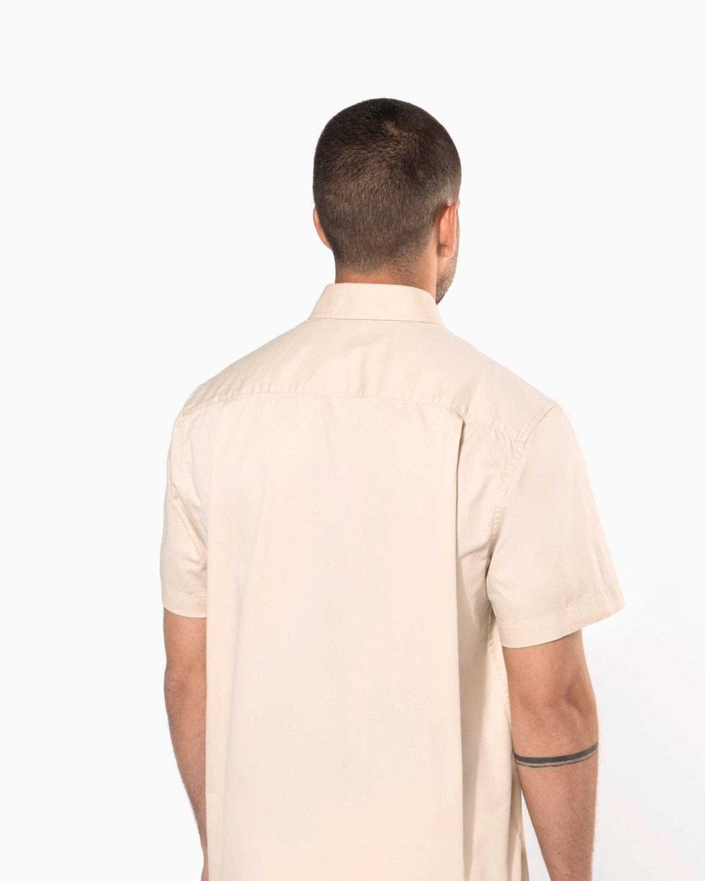 Chemises personnalisable KARIBAN Chemise coton manches courtes Ariana III homme