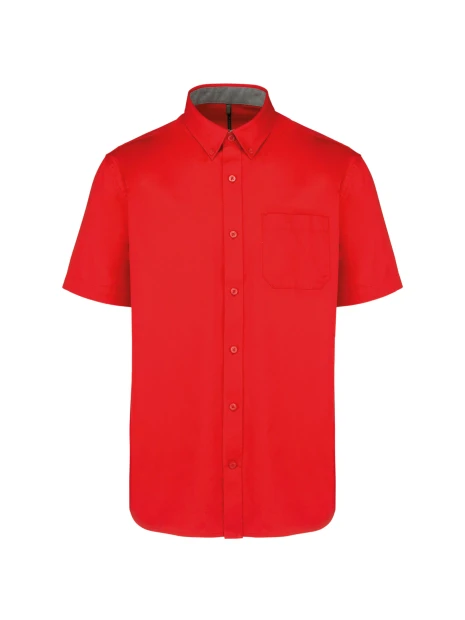 KARIBAN Chemise coton manches courtes Ariana III homme /api/colors/c953313a-9c9d-493b-934e-ddcf8fada2ae personnalisable