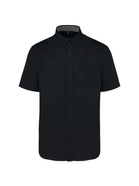 KARIBAN Chemise coton manches courtes Ariana III homme /api/colors/b9fdad4a-5e94-45cb-8c03-c08b349b28c3 personnalisable