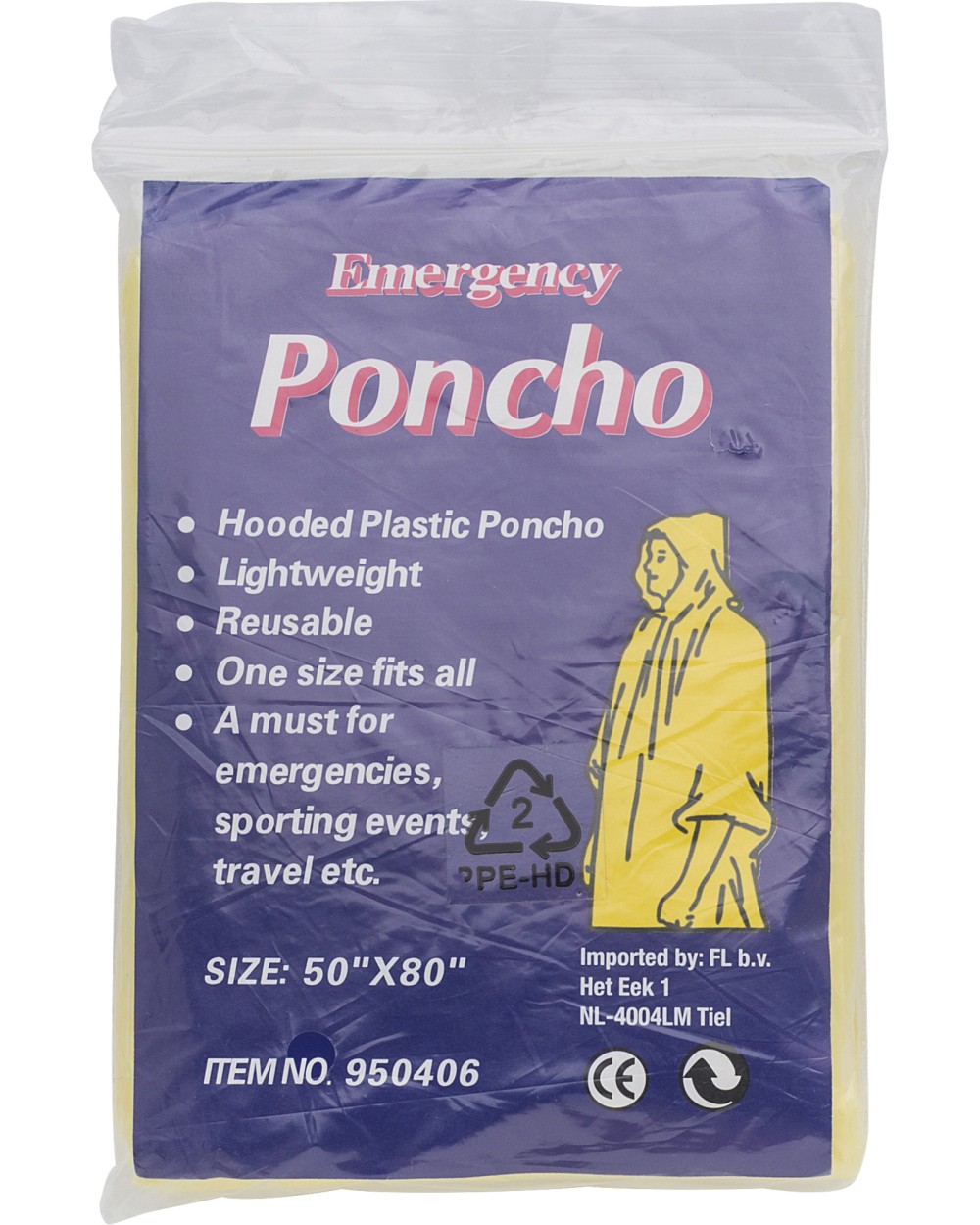 PRINTWEAR Poncho Oxford Zubehör personalisierbar