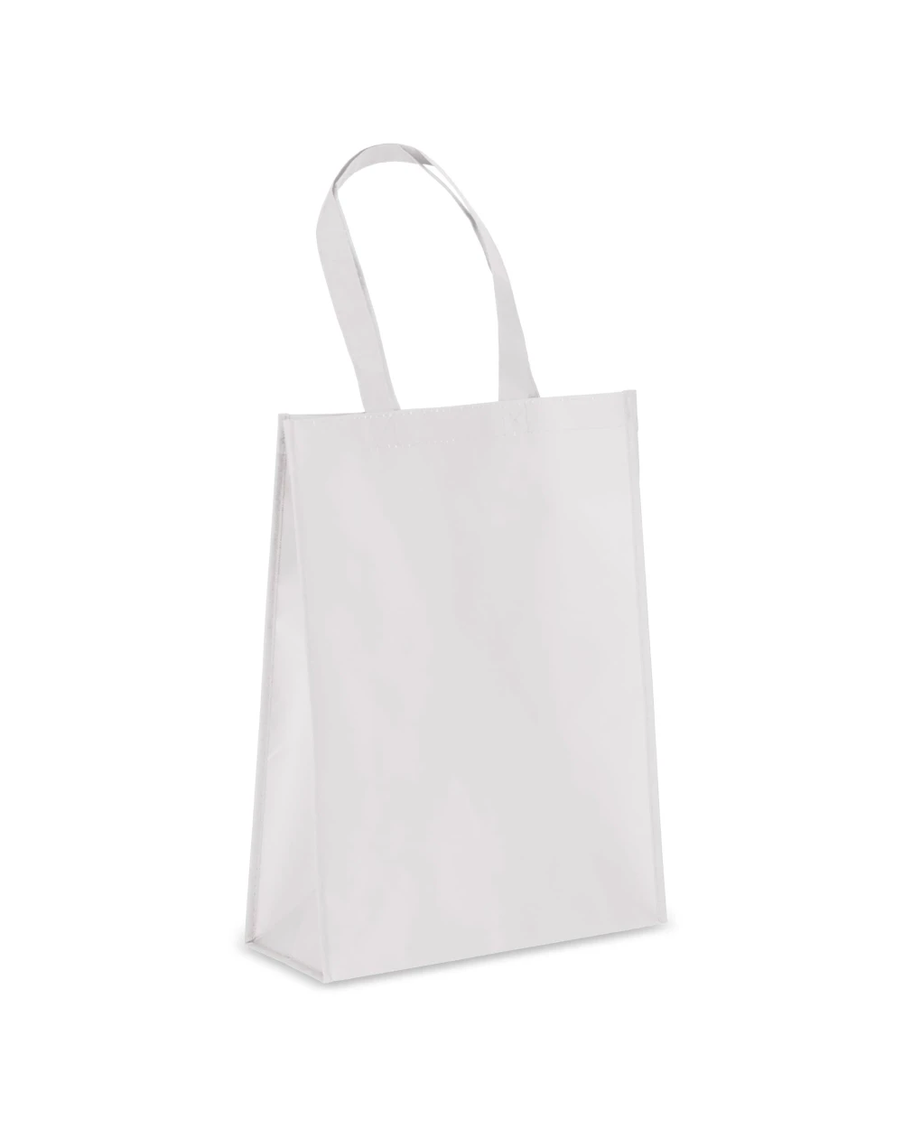 Tassen & Zakken 4DO R-PET Draagtas gelamineerd non-woven 30 x 12 x 40cm 105g/m² voor bedrukking &amp; borduring