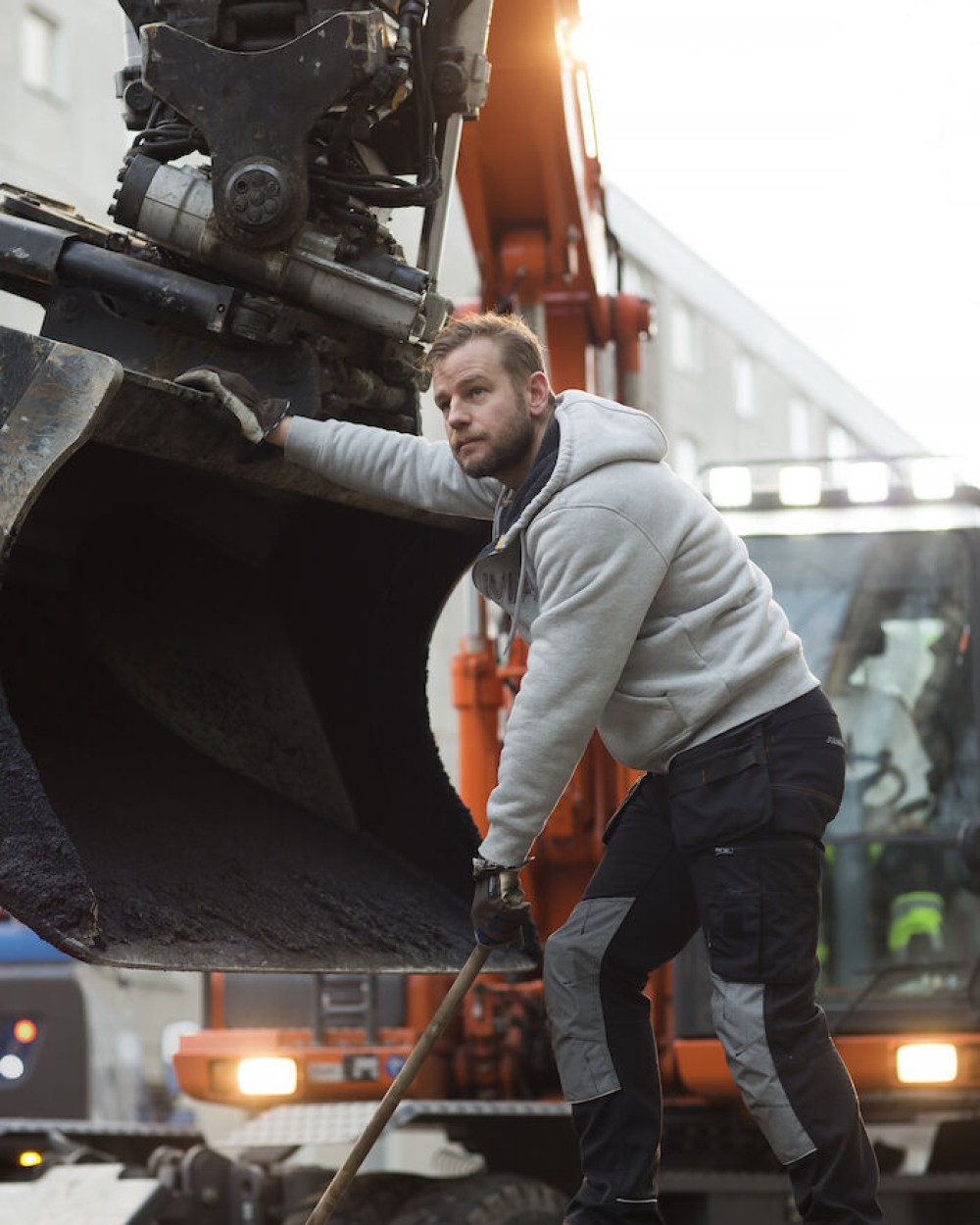 Sweaters & hoodies JOBMAN 5154 Vintage Hoodie Lined voor bedrukking &amp; borduring