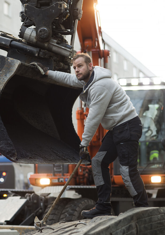 Sweat-shirts personnalisable JOBMAN 5154 Sweat à Capuche Doublé Vintage
