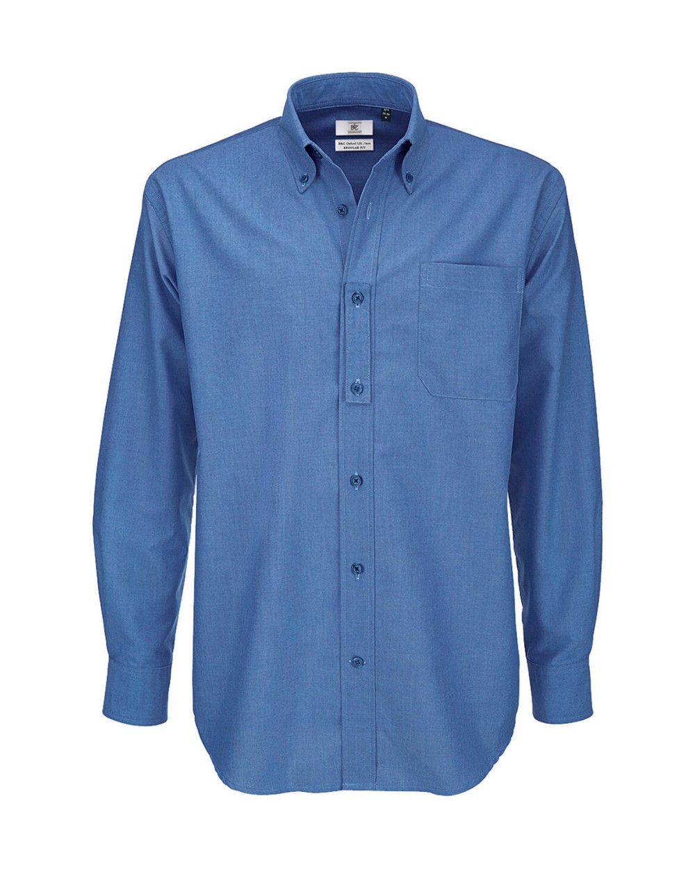 B&C Oxford LSL/men Shirt Hemden personalisierbar