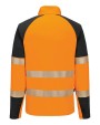 Sweaters & hoodies PORTWEST PW3 Hi-vis ¼-zip sweatshirt (T172) voor bedrukking &amp; borduring