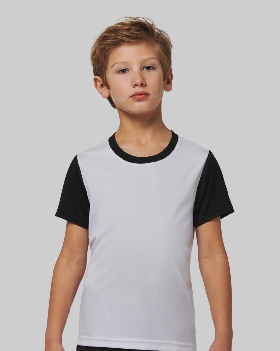 T-Shirts personnalisable PROACT Maillot manches courtes bicolore enfant