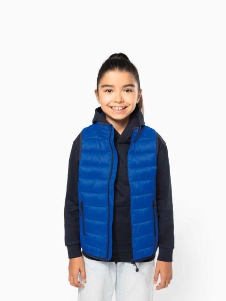 Vestes à personnaliser KARIBAN Doudoune légère sans manches enfant 
