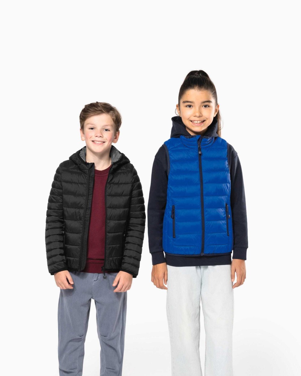 Vestes personnalisable KARIBAN Doudoune légère sans manches enfant