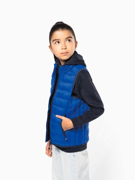 Vestes à personnaliser KARIBAN Doudoune légère sans manches enfant 
