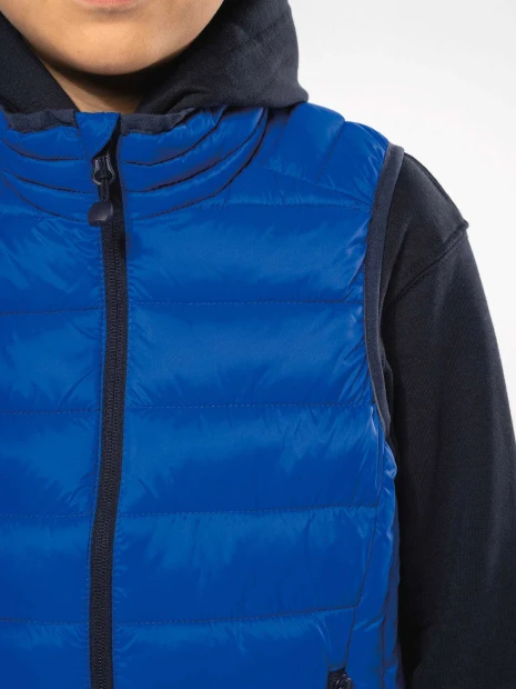 Vestes à personnaliser KARIBAN Doudoune légère sans manches enfant 