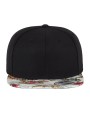 Petjes FLEXFIT Snapbackpet met bloemenmotief voor bedrukking &amp; borduring