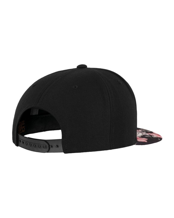 Petjes FLEXFIT Snapbackpet met bloemetjes voor bedrukking &amp; borduring