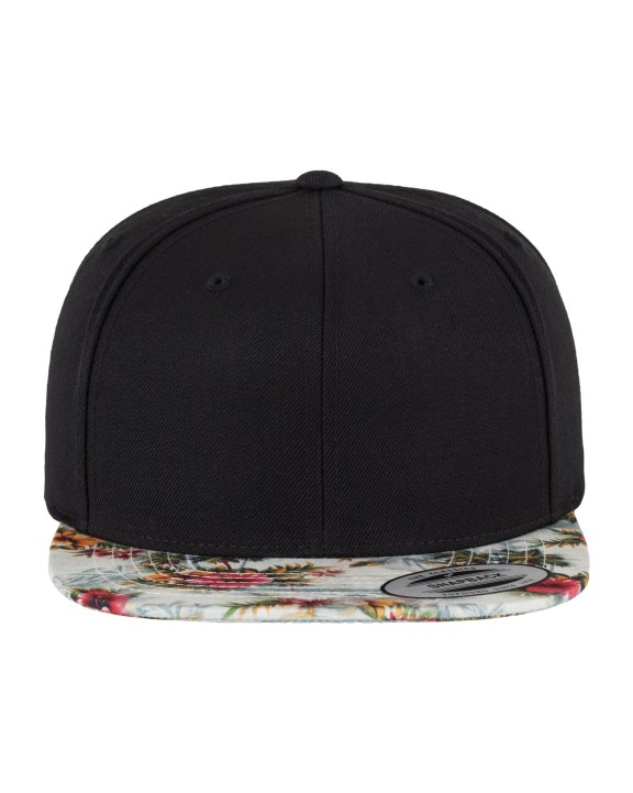 Petjes FLEXFIT Snapbackpet met bloemetjes voor bedrukking &amp; borduring