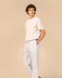 SPASSO Gestreifte Leinenhose für Herren Hosen personalisierbar