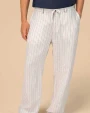 Pantalons personnalisable SPASSO Pantalon rayé en lin homme