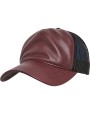Petjes FLEXFIT Leather Trucker Cap voor bedrukking &amp; borduring