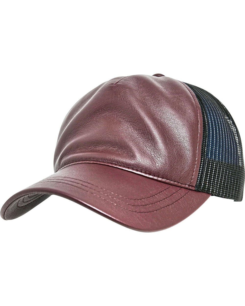 FLEXFIT Leather Trucker Cap Kappen personalisierbar