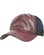 Petjes FLEXFIT Leather Trucker Cap voor bedrukking &amp; borduring
