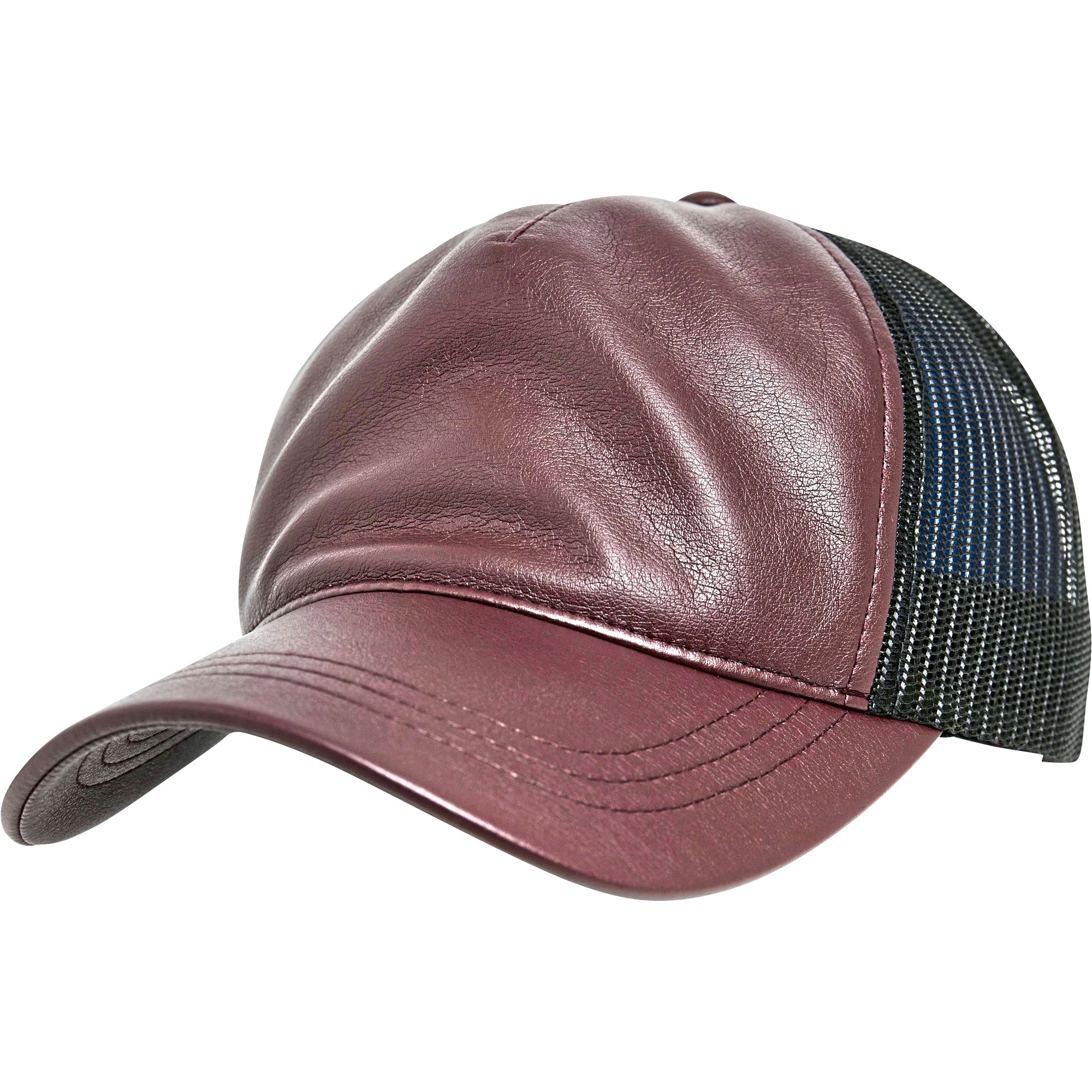 Petjes FLEXFIT Leather Trucker Cap voor bedrukking &amp; borduring