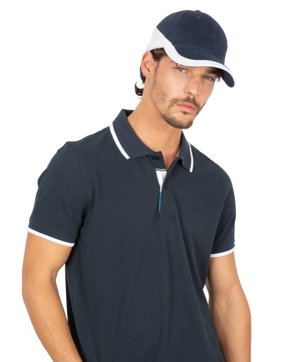 Casquettes personnalisable K-UP Racing - Casquette bicolore 6 panneaux