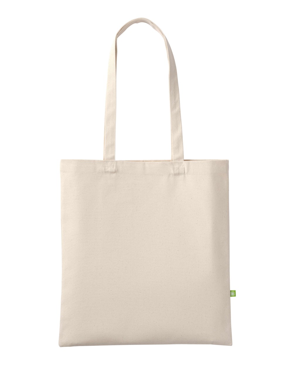 NUTSHELL Premium organic canvas shopper long handle Taschen personalisierbar
