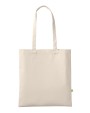 NUTSHELL Premium organic canvas shopper long handle Taschen personalisierbar